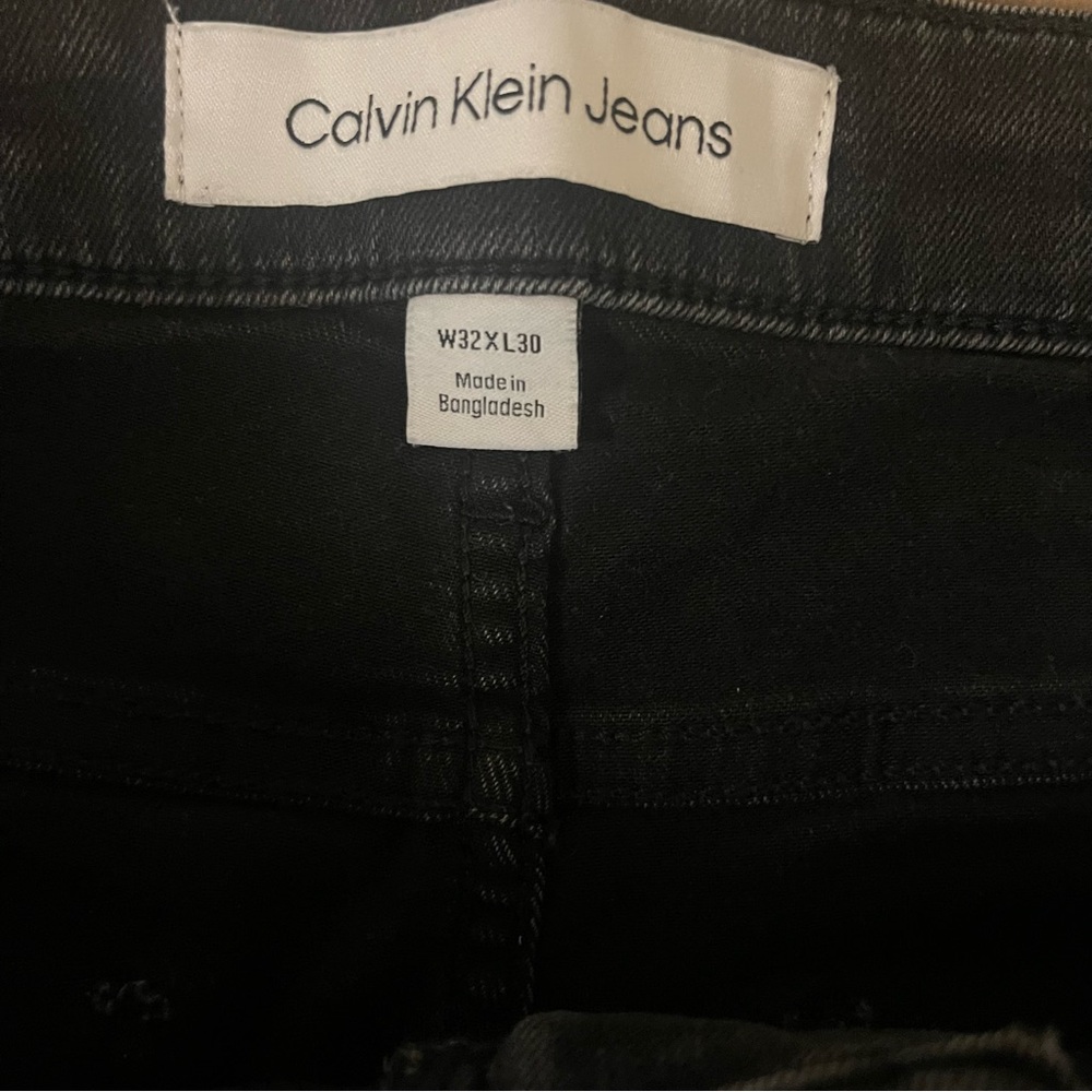 Calvin Klein Jeans black skinny jeans Women’s 32x30 - Picture 2 of 9